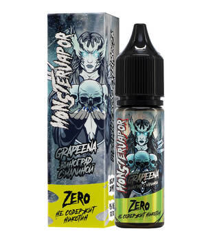 Жидкость MONSTERVAPOR Salt - Grapeena (Виноград с Малиной) 
